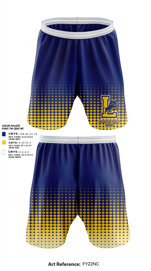 Athletic Shorts With Pockets, Lockport Lions, Cheer, Teamtime, Team time, sublimation, custom sports apparel, team uniforms, spirit wear, spiritwear, sports uniforms, custom shirts, team store, custom team store, fundraiser sports, apparel fundraiser