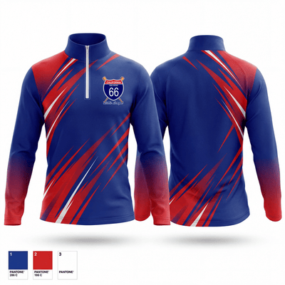 California District 66 Little League 66206292 Quarter Zip Jacket - 1