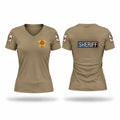 WALLER COUNTY SHERIFF Women's Short Sleeve V-neck Shirt - 1
