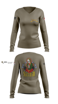 Eagle horse 33138280 Women's Long Sleeve V-neck Shirt - 1 (1)