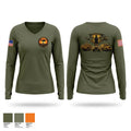 CLC-A 39463937 Women's Long Sleeve V-neck Shirt - 1