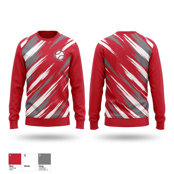 Crew Neck Sweatshirt, South Charleston Cyclones, Baseball, Teamtime, Team time, sublimation, custom sports apparel, team uniforms, spirit wear, spiritwear, sports uniforms, custom shirts, team store, custom team store, fundraiser sports, apparel fundraiser
