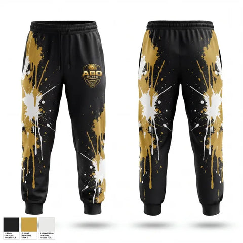 Sweatpants, ABO Elite, Men's Basketball, Teamtime, Team time, sublimation, custom sports apparel, team uniforms, spirit wear, spiritwear, sports uniforms, custom shirts, team store, custom team store, fundraiser sports, apparel fundraiser