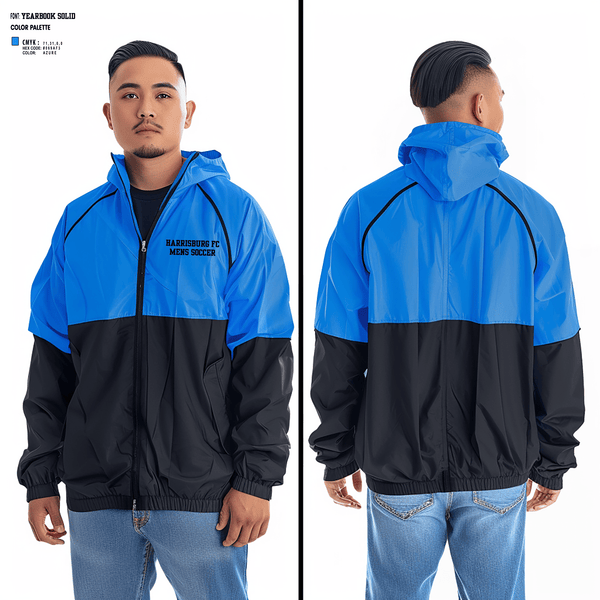 Windbreaker, Harrisburg fc, Men's Soccer, Teamtime, Team time, sublimation, custom sports apparel, team uniforms, spirit wear, spiritwear, sports uniforms, custom shirts, team store, custom team store, fundraiser sports, apparel fundraiser