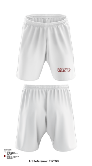 Athletic Shorts With Pockets, QUALITY FIRST ARMORY, , Teamtime, Team time, sublimation, custom sports apparel, team uniforms, spirit wear, spiritwear, sports uniforms, custom shirts, team store, custom team store, fundraiser sports, apparel fundraiser