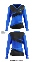 OA Cheerleading 58785935 Women's Long Sleeve V-neck Shirt - 1