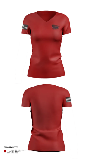Womens Short Sleeve Vneck Shirt, McBee Police Department, , Teamtime, Team time, sublimation, custom sports apparel, team uniforms, spirit wear, spiritwear, sports uniforms, custom shirts, team store, custom team store, fundraiser sports, apparel fundraiser