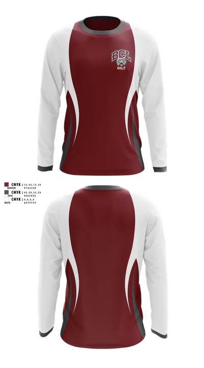Bishop Conaty - Our Lady of Loretto Golf 57504663 Long Sleeve Performance Shirt 1