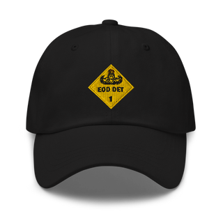 1st EOD DET 18111177 Classic Dad Hat | Yupoong 6245CM