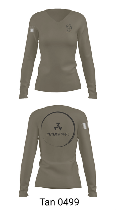 Retired 74998904 Women's Long Sleeve V-neck Shirt - 77
