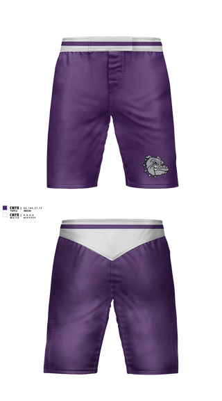 Fight Shorts, HARRISBURG Bulldogs, Wrestling, Teamtime, Team time, sublimation, custom sports apparel, team uniforms, spirit wear, spiritwear, sports uniforms, custom shirts, team store, custom team store, fundraiser sports, apparel fundraiser