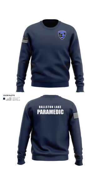 Crew Neck Sweatshirt, Ballston Lake EMS, Fire Department, Teamtime, Team time, sublimation, custom sports apparel, team uniforms, spirit wear, spiritwear, sports uniforms, custom shirts, team store, custom team store, fundraiser sports, apparel fundraiser