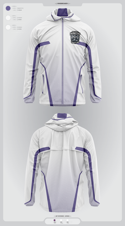 Indiana Ironclad Wrestling 65986308 Windbreaker - 2