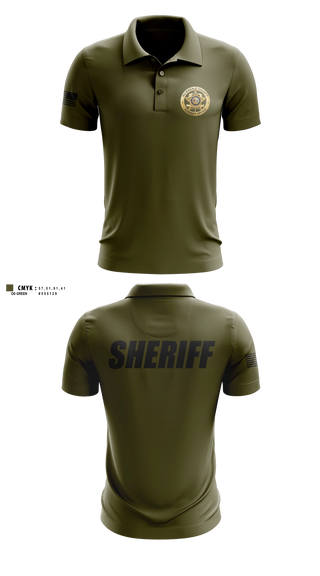 Short Sleeve Performance Polo, Allendale County Sheriff’s Office, Police, Teamtime, Team time, sublimation, custom sports apparel, team uniforms, spirit wear, spiritwear, sports uniforms, custom shirts, team store, custom team store, fundraiser sports, apparel fundraiser