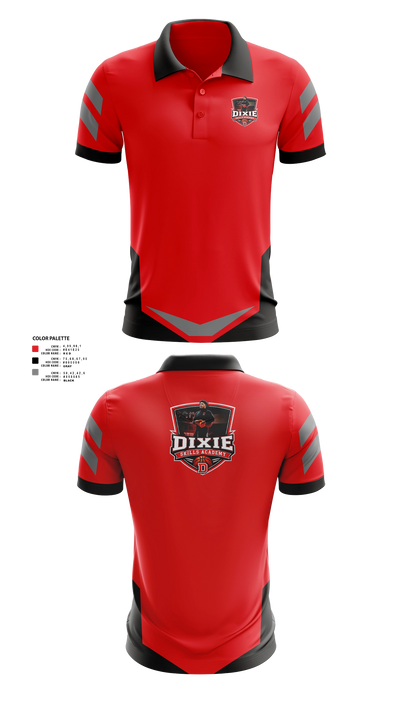 Dixie Skills Academy Short Sleeve Performance Polo - 21