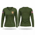 SORT Women's Long Sleeve V-neck Shirt - 1