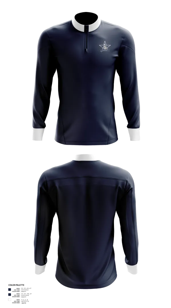 Quarter Zip Jacket, Westside Cowboys Football and Cheer, , Teamtime, Team time, sublimation, custom sports apparel, team uniforms, spirit wear, spiritwear, sports uniforms, custom shirts, team store, custom team store, fundraiser sports, apparel fundraiser
