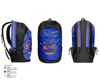 Gear Bag, Columbus High School Wrestling, Wrestling, Teamtime, Team time, sublimation, custom sports apparel, team uniforms, spirit wear, spiritwear, sports uniforms, custom shirts, team store, custom team store, fundraiser sports, apparel fundraiser