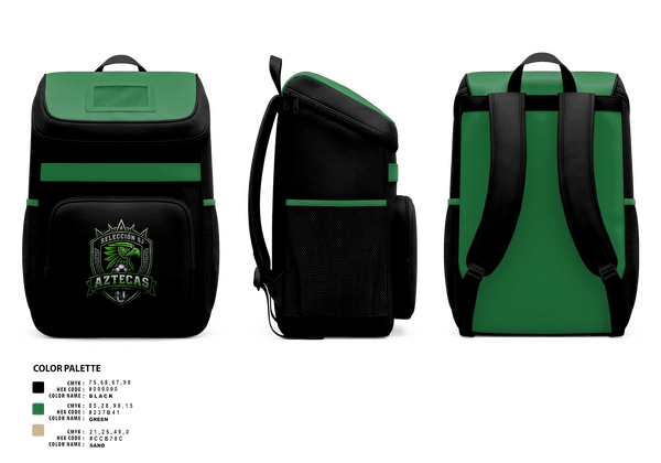 Gear Bag, Aztecas, Women's Soccer, Teamtime, Team time, sublimation, custom sports apparel, team uniforms, spirit wear, spiritwear, sports uniforms, custom shirts, team store, custom team store, fundraiser sports, apparel fundraiser
