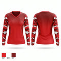 Twin Lakes Women's Long Sleeve V-neck Shirt - 1