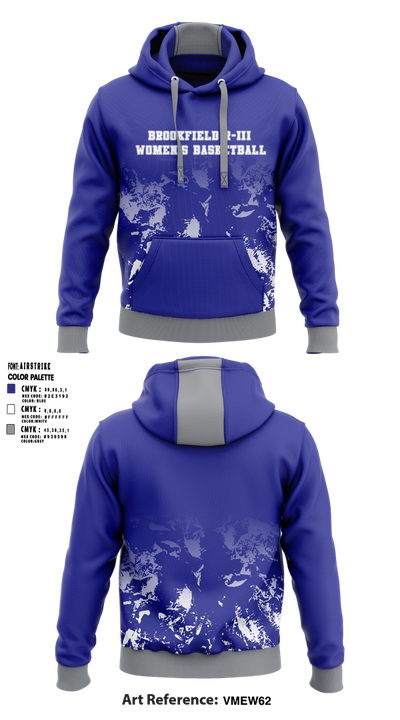 Brookfield R-III High School Basketball 85578294 Hoodie - 1