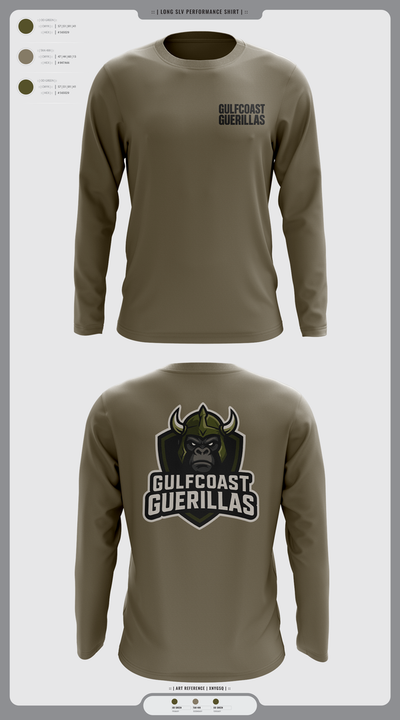 Gulfcoast Guerillas 63663465 Long Sleeve Performance Shirt 2
