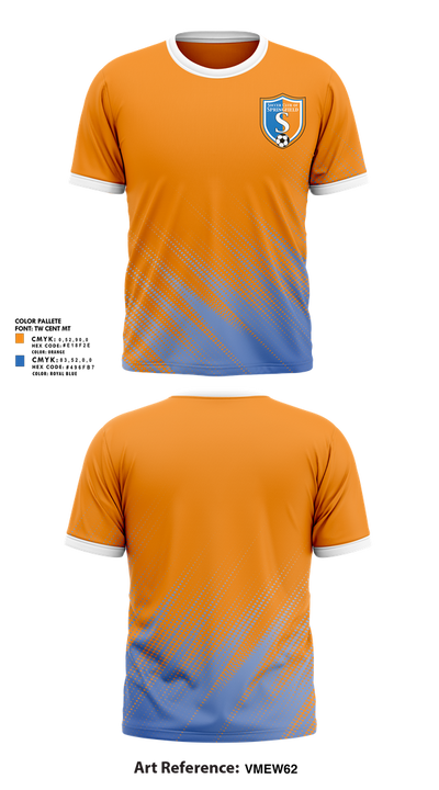 Soccer Club Of Springfield 71741773 Short Sleeve Performance Shirt - 2