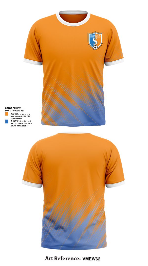 Short Sleeve Performance Shirt, Soccer Club Of Springfield, Men's Soccer, Teamtime, Team time, sublimation, custom sports apparel, team uniforms, spirit wear, spiritwear, sports uniforms, custom shirts, team store, custom team store, fundraiser sports, apparel fundraiser