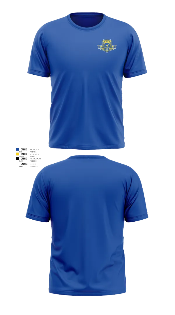 Short Sleeve Performance Shirt, Port St John United Soccer Club, Men's Soccer, Teamtime, Team time, sublimation, custom sports apparel, team uniforms, spirit wear, spiritwear, sports uniforms, custom shirts, team store, custom team store, fundraiser sports, apparel fundraiser