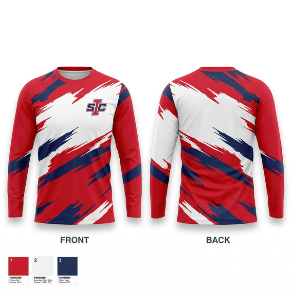 Long Sleeve Performance Shirt, Okeeheelee Warriors, Baseball, Teamtime, Team time, sublimation, custom sports apparel, team uniforms, spirit wear, spiritwear, sports uniforms, custom shirts, team store, custom team store, fundraiser sports, apparel fundraiser
