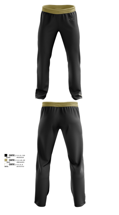 Staunton River Golden Eagles 76845210 Sweatpants - 2