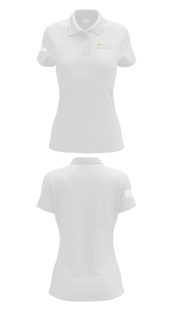 Womens Short Sleeve Performance Polo, Elite Development Soccer, Women's Soccer, Teamtime, Team time, sublimation, custom sports apparel, team uniforms, spirit wear, spiritwear, sports uniforms, custom shirts, team store, custom team store, fundraiser sports, apparel fundraiser