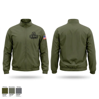 Windbreaker, Charlie Co., 422 CA BN AIRBORNE, Army, Teamtime, Team time, sublimation, custom sports apparel, team uniforms, spirit wear, spiritwear, sports uniforms, custom shirts, team store, custom team store, fundraiser sports, apparel fundraiser