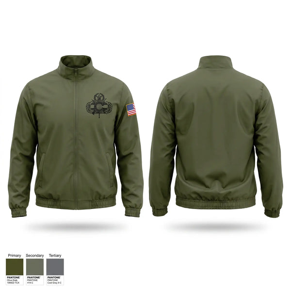 Windbreaker, Charlie Co., 422 CA BN AIRBORNE, Army, Teamtime, Team time, sublimation, custom sports apparel, team uniforms, spirit wear, spiritwear, sports uniforms, custom shirts, team store, custom team store, fundraiser sports, apparel fundraiser
