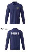 Cresco Police Department Long Sleeve Performance Polo - 50