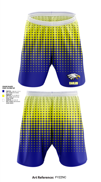 Eagles 82733096 Athletic Shorts With Pockets - 1