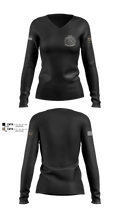 TCAE, GSB, 10TH SFG(A) 52313430 Women's Long Sleeve V-neck Shirt - 5