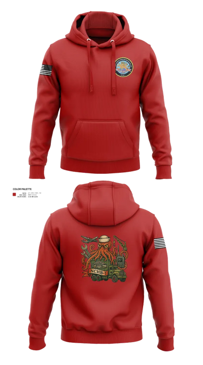 Navy Cargo Handling Battalion One 62031758 Hoodie - 22