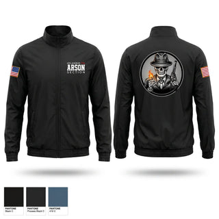 Windbreaker, Arson Squad, Fire Department, Teamtime, Team time, sublimation, custom sports apparel, team uniforms, spirit wear, spiritwear, sports uniforms, custom shirts, team store, custom team store, fundraiser sports, apparel fundraiser