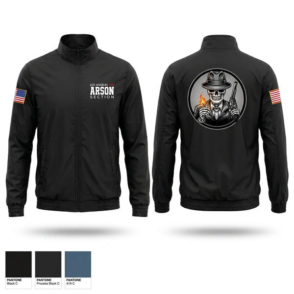 Windbreaker, Arson Squad, Fire Department, Teamtime, Team time, sublimation, custom sports apparel, team uniforms, spirit wear, spiritwear, sports uniforms, custom shirts, team store, custom team store, fundraiser sports, apparel fundraiser