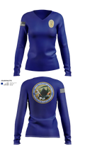 Key West Police Department 73873971 Women's Long Sleeve V-neck Shirt - 21