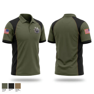 Short Sleeve Performance Polo, Knox County Sheriff ME, Police, Teamtime, Team time, sublimation, custom sports apparel, team uniforms, spirit wear, spiritwear, sports uniforms, custom shirts, team store, custom team store, fundraiser sports, apparel fundraiser