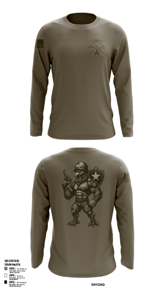 Long Sleeve Performance Shirt, 1st PLT Roosters, Army, Teamtime, Team time, sublimation, custom sports apparel, team uniforms, spirit wear, spiritwear, sports uniforms, custom shirts, team store, custom team store, fundraiser sports, apparel fundraiser