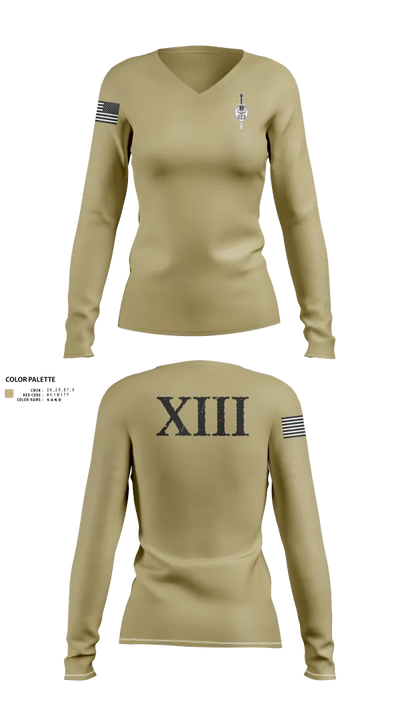 Southern Field Office (CID) 95440837 Women's Long Sleeve V-neck Shirt - 132