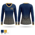 UCD Men’s Crew 43226103 Women's Long Sleeve V-neck Shirt - 1
