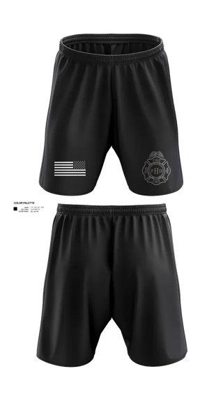 Athletic Shorts With Pockets, Hopkinsville Fire Department, Fire Department, Teamtime, Team time, sublimation, custom sports apparel, team uniforms, spirit wear, spiritwear, sports uniforms, custom shirts, team store, custom team store, fundraiser sports, apparel fundraiser