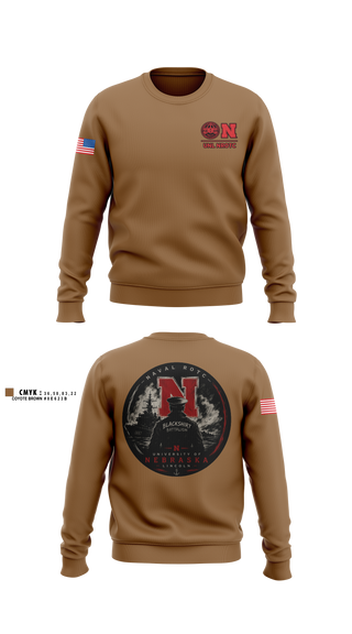 Crew Neck Sweatshirt, Blackshirt Battalion, Navy, Teamtime, Team time, sublimation, custom sports apparel, team uniforms, spirit wear, spiritwear, sports uniforms, custom shirts, team store, custom team store, fundraiser sports, apparel fundraiser