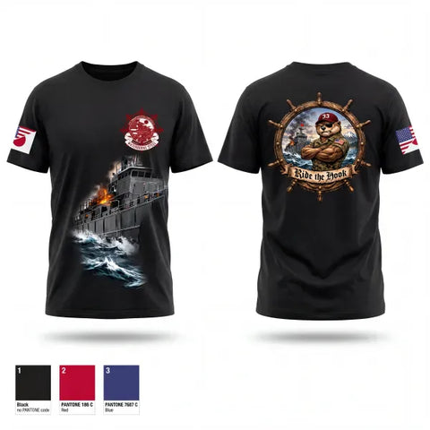 Old School Cotton Feel Shirt, 5th Transportation Company, Army, Teamtime, Team time, sublimation, custom sports apparel, team uniforms, spirit wear, spiritwear, sports uniforms, custom shirts, team store, custom team store, fundraiser sports, apparel fundraiser