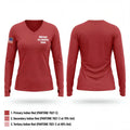 Marines Ice Hockey Team 70933891 Women's Long Sleeve V-neck Shirt - 1