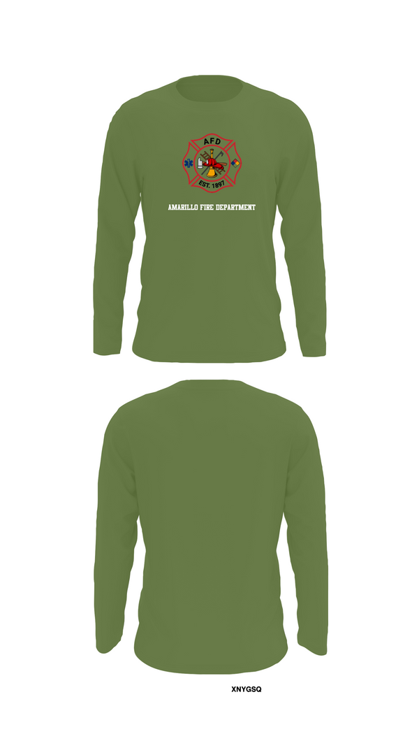 Long Sleeve Performance Shirt, Amarillo Fire Department, Fire Department, Teamtime, Team time, sublimation, custom sports apparel, team uniforms, spirit wear, spiritwear, sports uniforms, custom shirts, team store, custom team store, fundraiser sports, apparel fundraiser